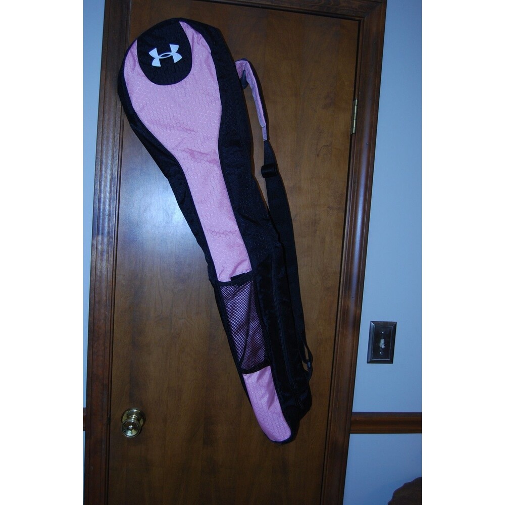 Under Armour Lacrosse Cradle Stick Pink And Black Shoulder Carry Case 42”